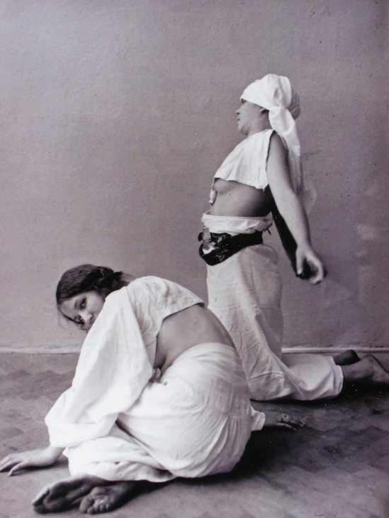 Alphonse Marie Mucha. Models posing in Mucha's studio rue du Val de Grâce  Via muchafoundation