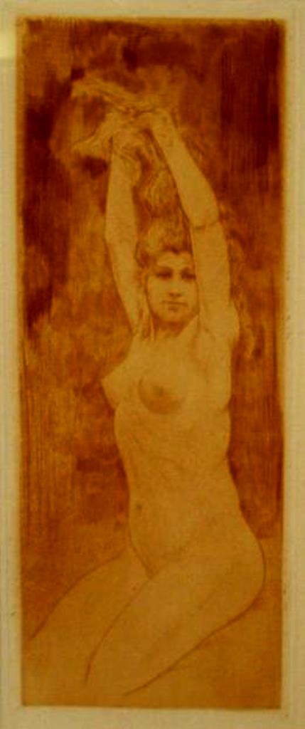 Armand Rassenfosse. Blond, ou nu assis 1894