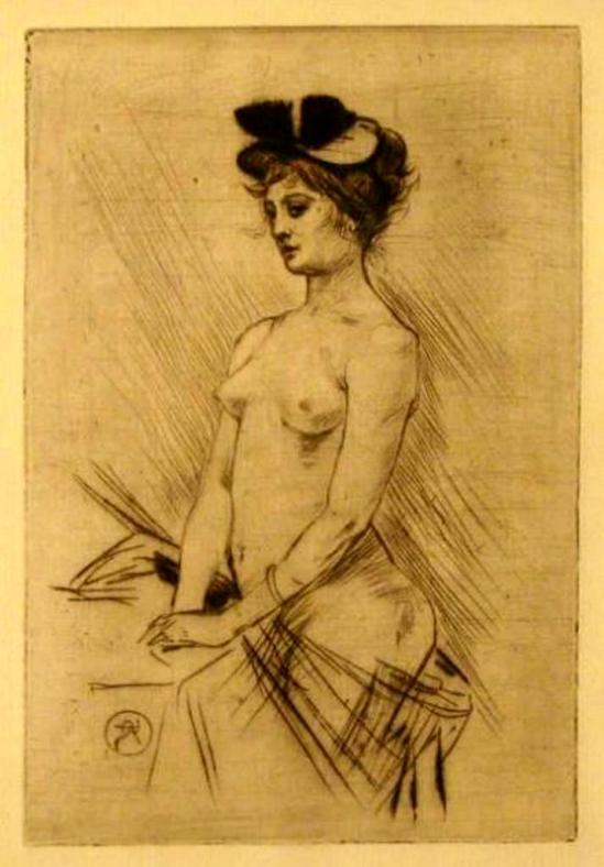 Armand Rassenfosse. Nu. 1894.