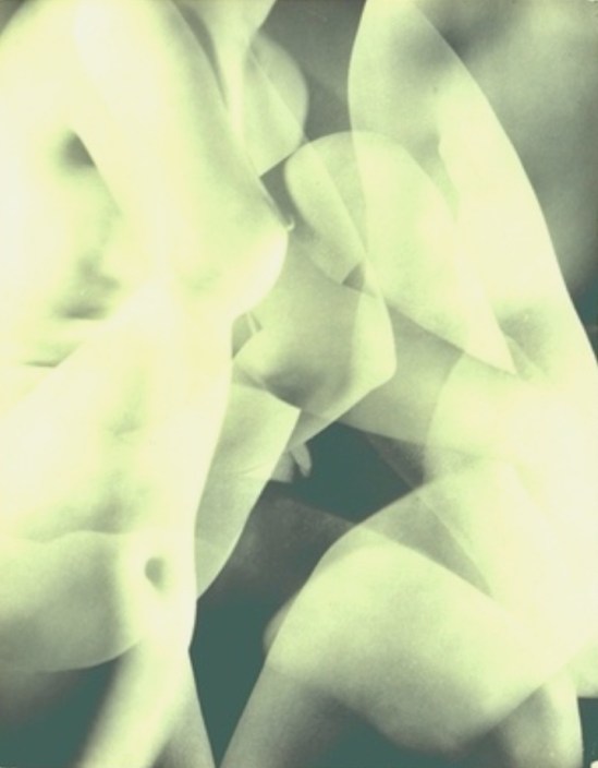Francis Bruguiere1. Multiple exposure - nude 1926 Via geh.org