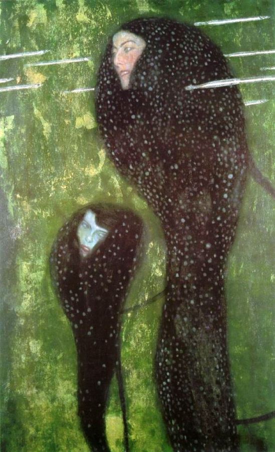 Gustav Klimt. c1899 Mermaids (Whitefish) oil on canvas