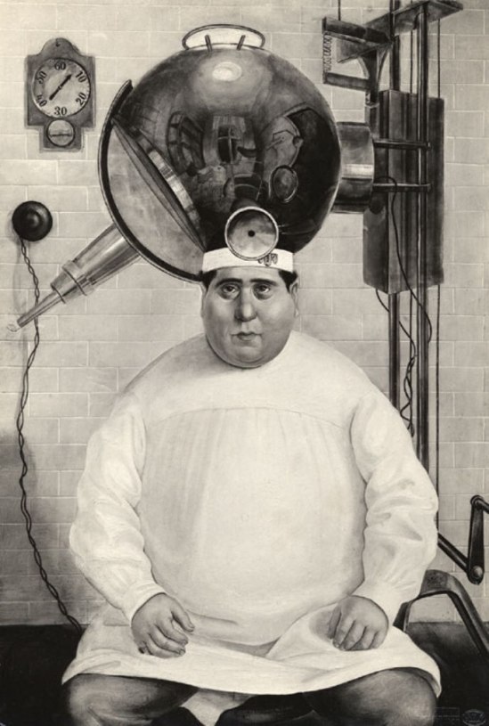 Hugo Erfurth.  Reproduction of the portrait of Dr. Wilhelm Mayer-Hermann (1926) by Otto Dix. 1930 Via liveauctioneers