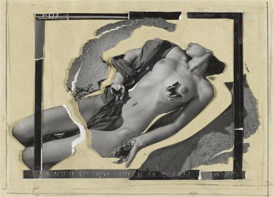 Lucien Lorelle. Nu au papillon 1953 Via RMN