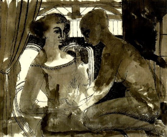 Paul Delvaux. Intimacy