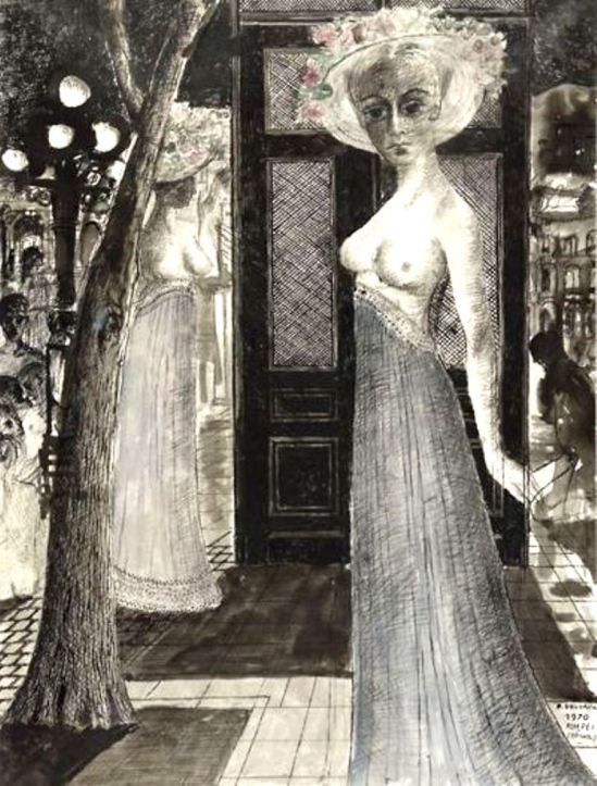 Paul Delvaux. Pompei 1970