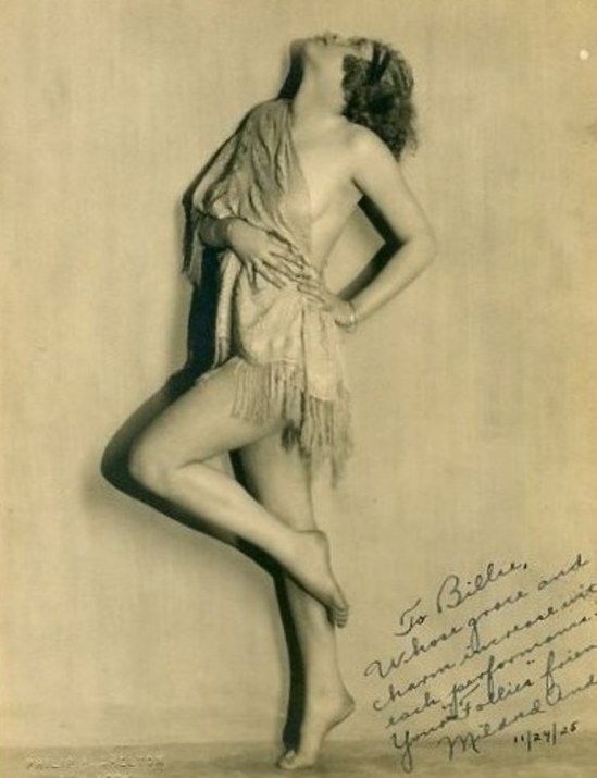 Philip Shelton. Mildred Anders 1925 Via historicalzg