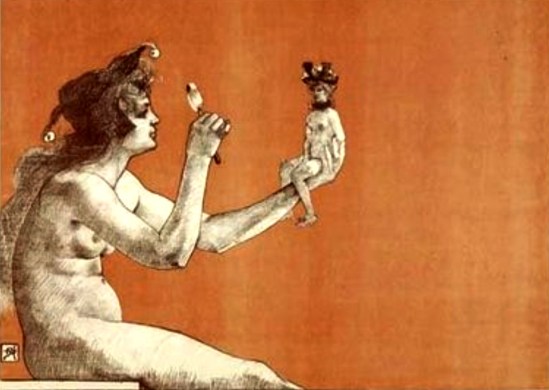 Armand Rassenfosse. Poster pour le Salon des Cents 1896