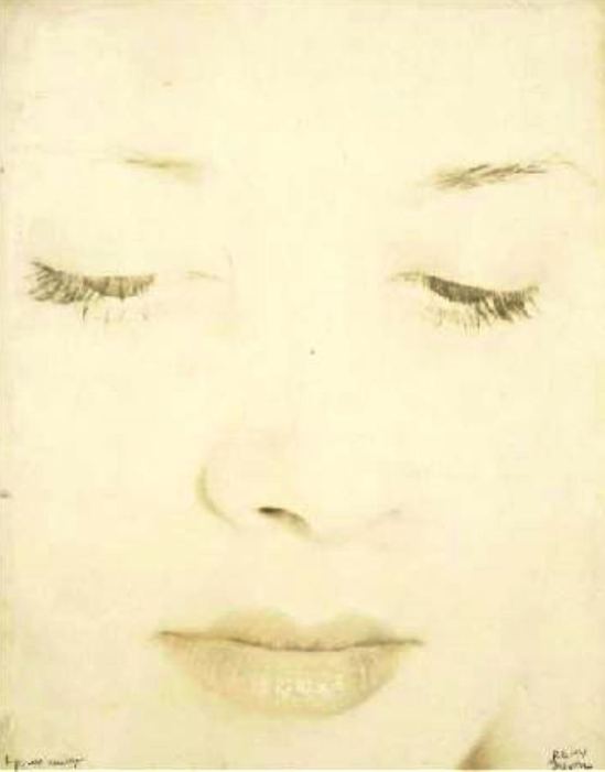 Rémy Duval. Portrait féminin surexposé 1935 Via drouot