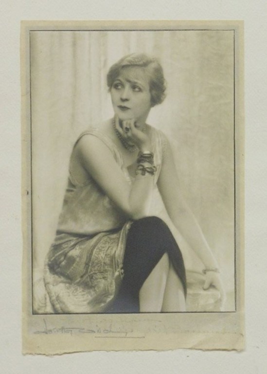 Dorothy Wilding. Unframed mounted photograph. Pose MVia liveauctioneers