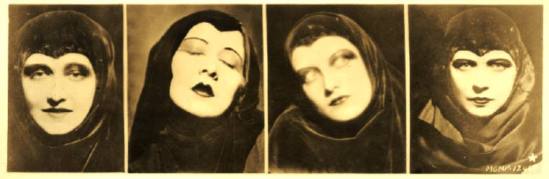 Anonymous, The actors,Dorothy Sebastian, Gwen Lee, John Crawford and Renée Adorée 1930 Via anamorfose