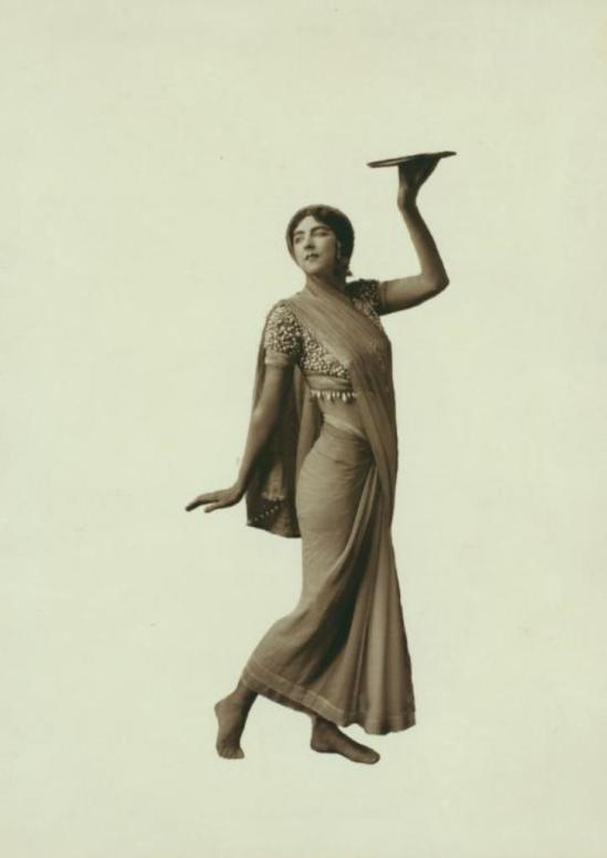 Notman. Ruth St. Denis in The Incense. (1908) Via nypl