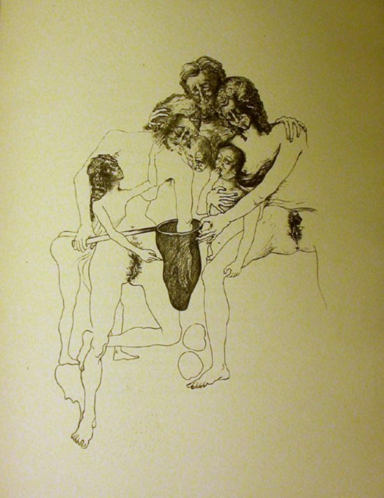 Salvador Dali. La femme visible. Plate 4
