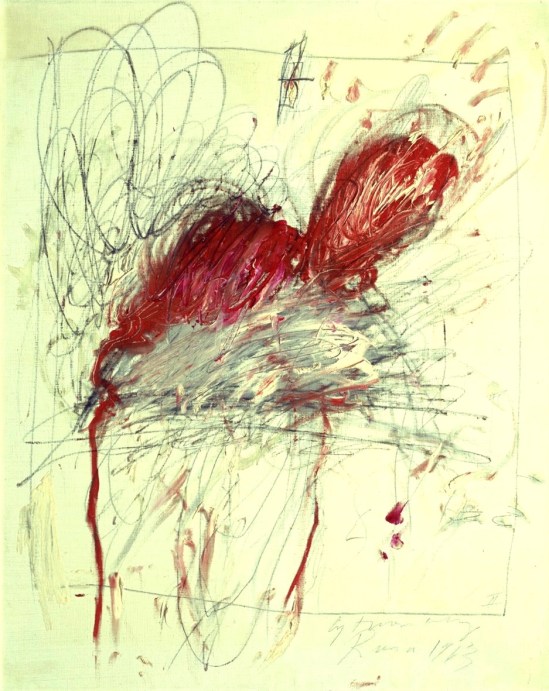 Twombly. Leda and the swan 1963