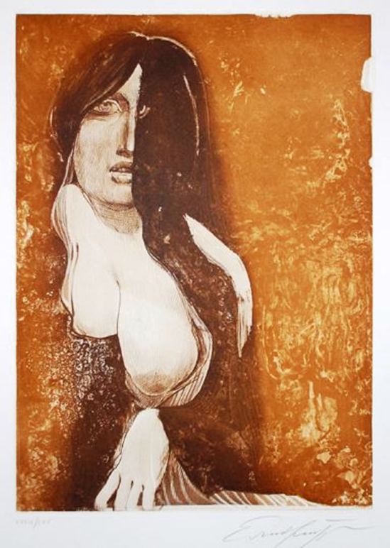 Ernst Fuchs. Phantom lady 1990