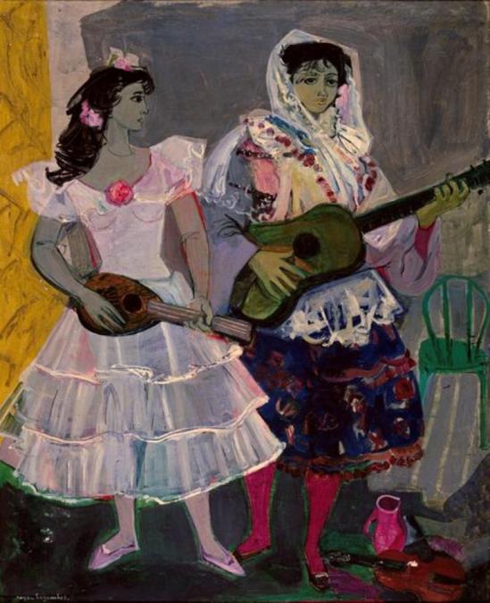 Roger Bezombes (1913-1994) . Ballet espagnol