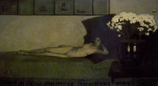 Romaine Brooks. Les azalées blanches 1910