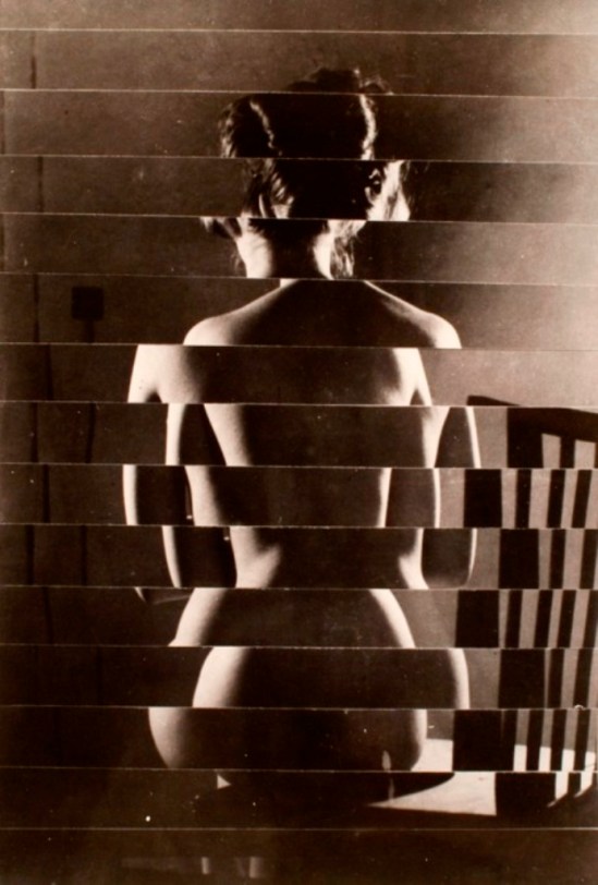 Vaclav Chochola. Back nude rollage 1960 Via livejournal