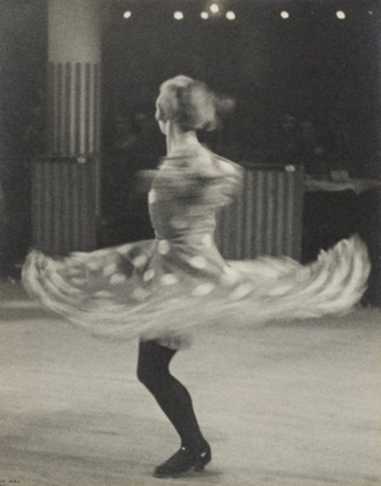 Ilse Bing. French Cancan, Moulin Rouge, Paris  1931 Via moma