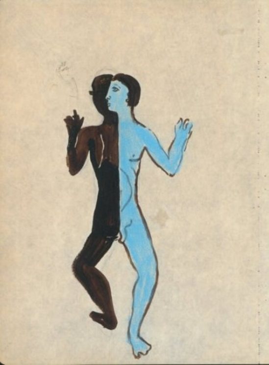 Jean Cocteau. Aquarelle et gouache Via drouot