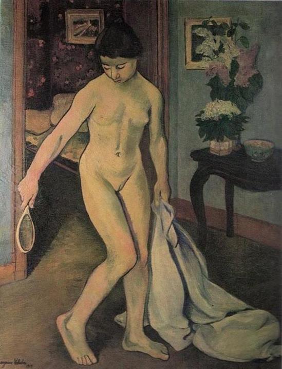 Suzanne Valadon. Nu au miroir  1909