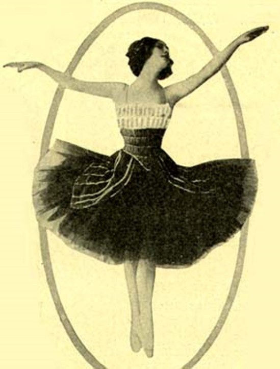 Anna Pavlova 1910 for anadvertisement in period US magazine Via wikimedia