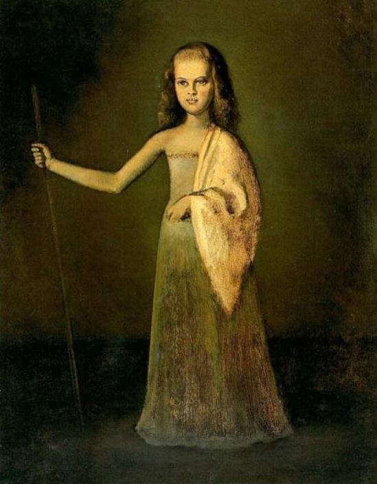 Balthus. La princesse Maria Volkonsky à l'âge de 12 ans 1945