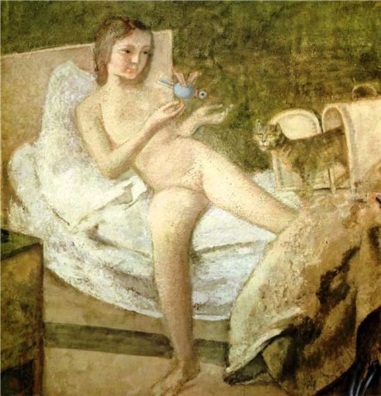 Balthus. Le lever 1977