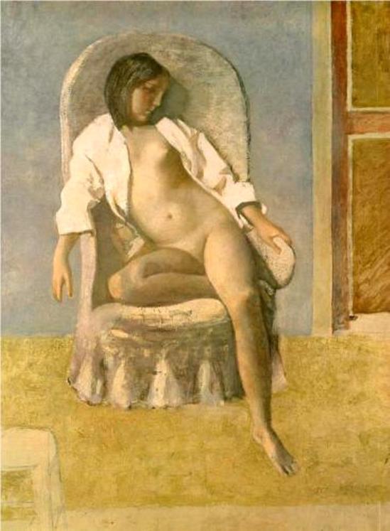 Balthus. Nude at rest 1977