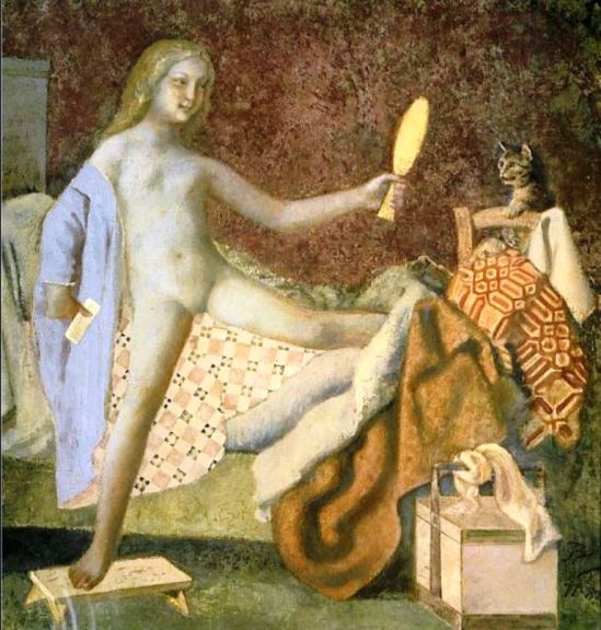 Balthus. The cat in the mirror 1978