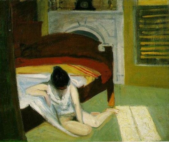 Edward Hopper. Summer interior 1909