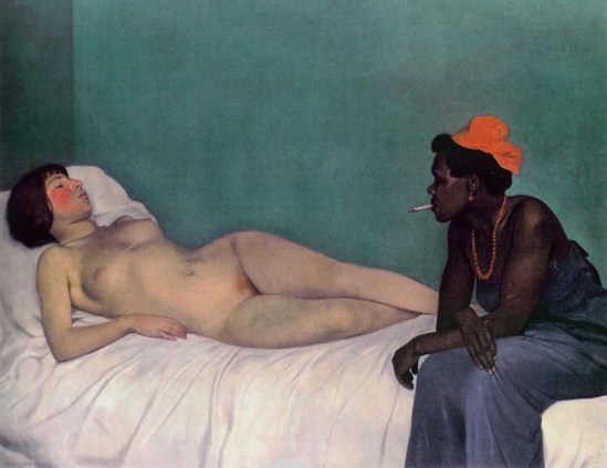 Félix Vallotton. La femme blanche et la noire 1913