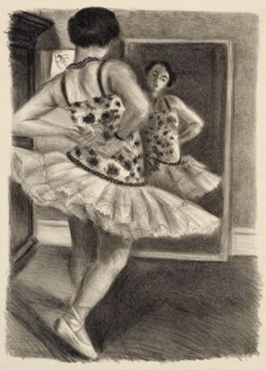 Henri Matisse. Danseuse reflétée dans la glace 1927