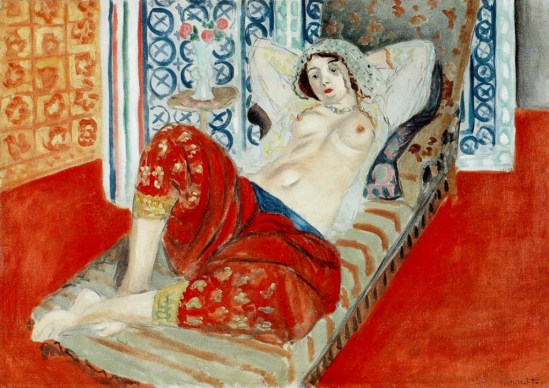 Henri Matisse. L'odalisque à la culotte rouge 1921