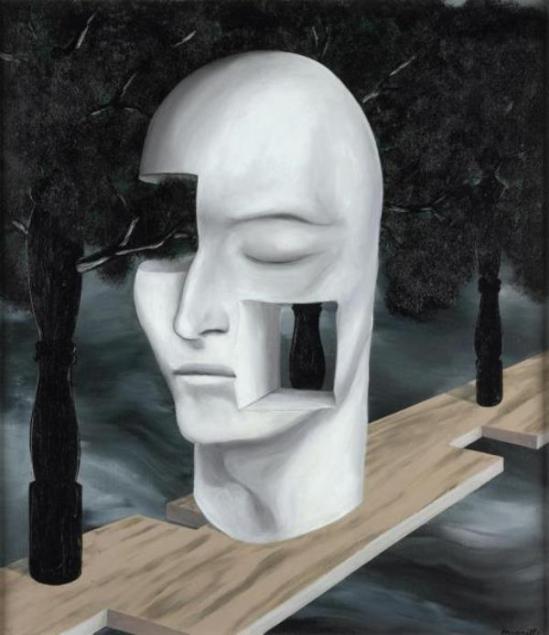 René Magritte. Le Visage du génie 1926  (Bruxelles, musée D’Ixelles)