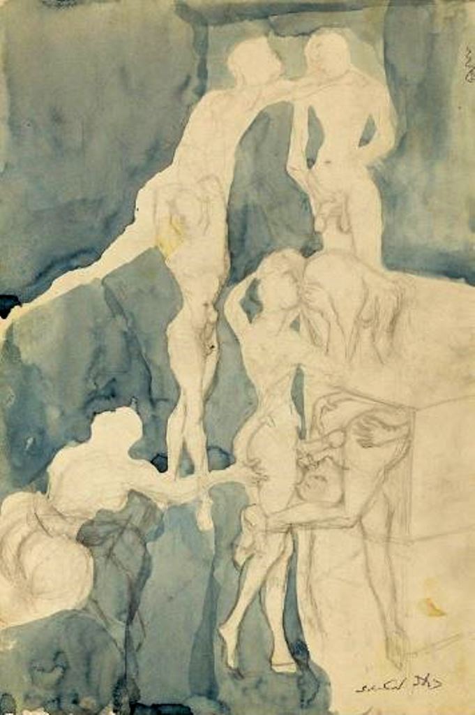 Salvador Dali. Scène érotique Via drouot