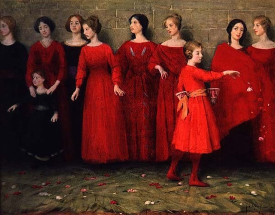 Thomas Cooper Gotch. They come