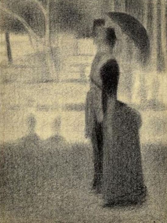 Georges Seurat. Le couple. Etude pour La Grande Jatte 1884
