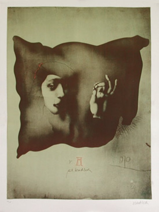 Paul Wunderlich. Entwurf fur ein Nurnberger Kissen 1970