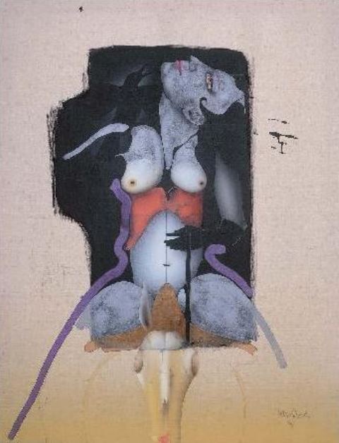 Paul Wunderlich. La chevalière dangereuse 1994