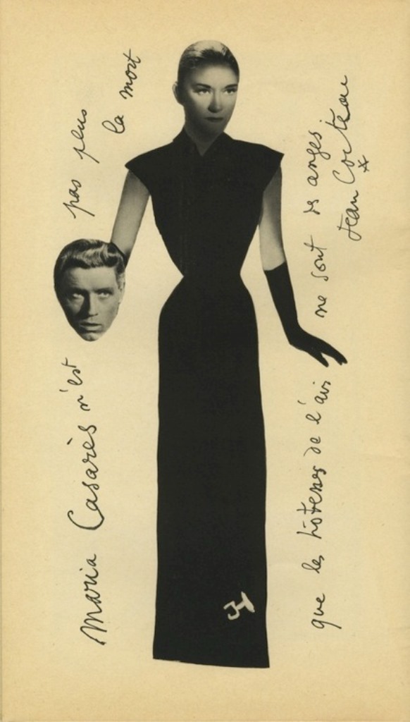 Jean Cocteau. Maria Casarès dans Orphée de Jean Cocteau 1950