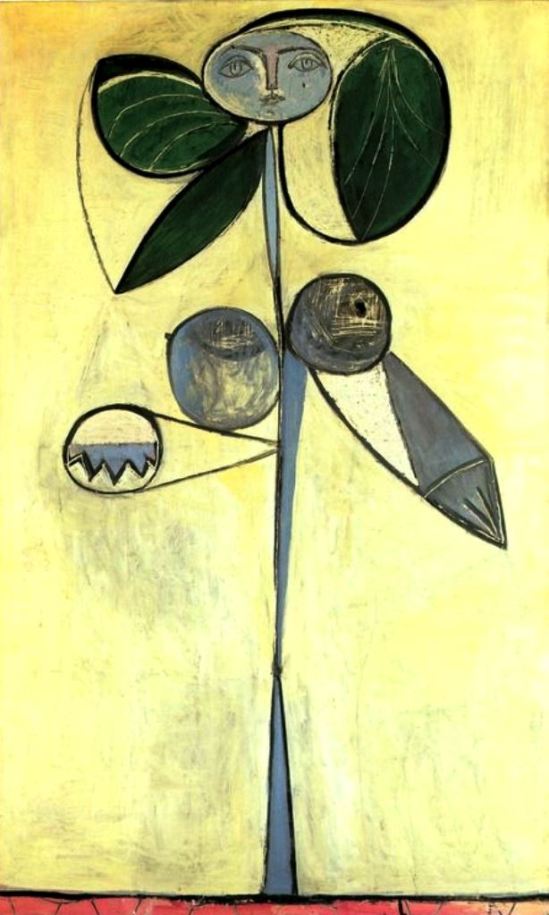 Pablo Picasso. La femme fleur (Woman flower) Francoise Gilot 1946