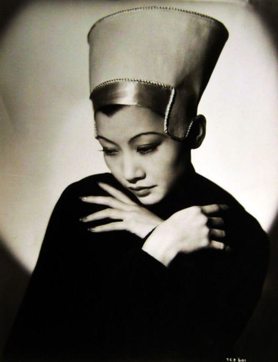 Anna May Wong with Néfertiti Hat 1930s