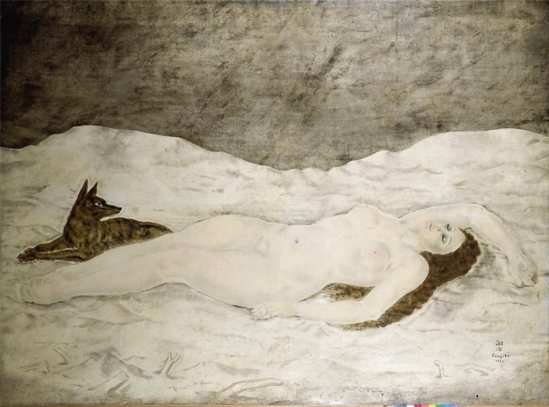 Deésse de la neige - Tsuguharu Foujita 1924