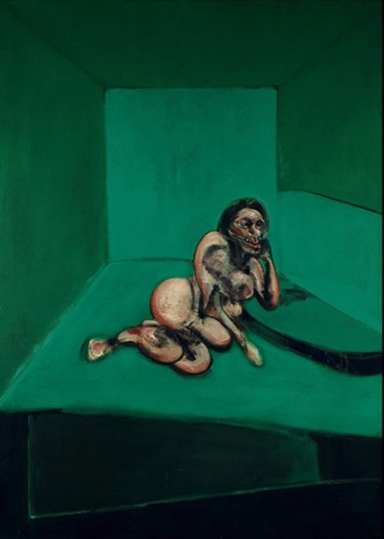 Francis Bacon. Crouching nude 1961