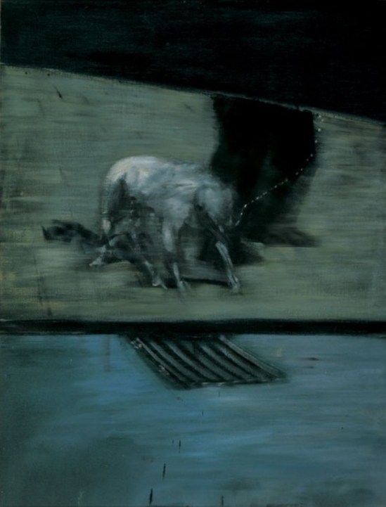 Francis Bacon. Man with Dog 1953. Oil on canvas © Estate of Francis Bacon