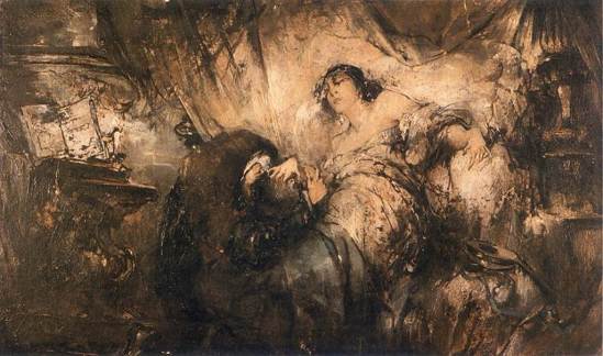 Franciszek Żmurko (1859-1910). Zygmunt August i Barbara