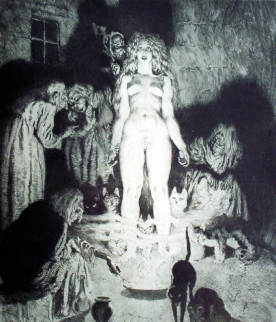 Norman Lindsay. Little witch 1937