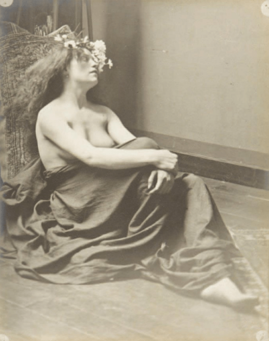 André-Eugène Costilhes. Nu dans un atelier 1900. Via yannlemouel