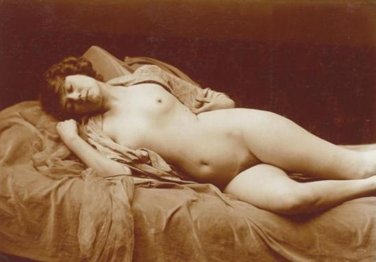 Charles Augustin Lhermitte. Nu féminin allongé vers 1912. Via rmn