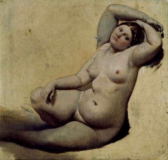 Jean Auguste Dominique Ingres. La femme aux trois bras avant 1862